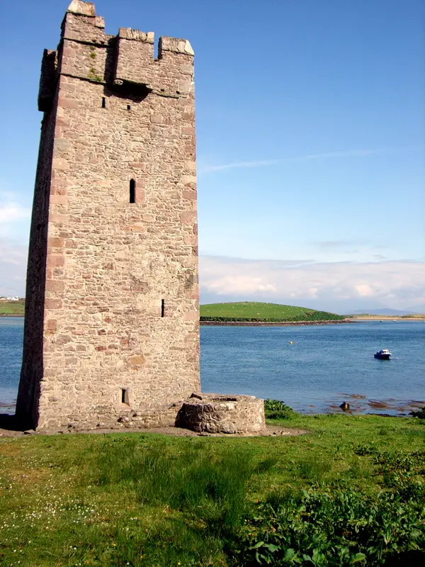 Carrickkildavnet Castle, County Mayo